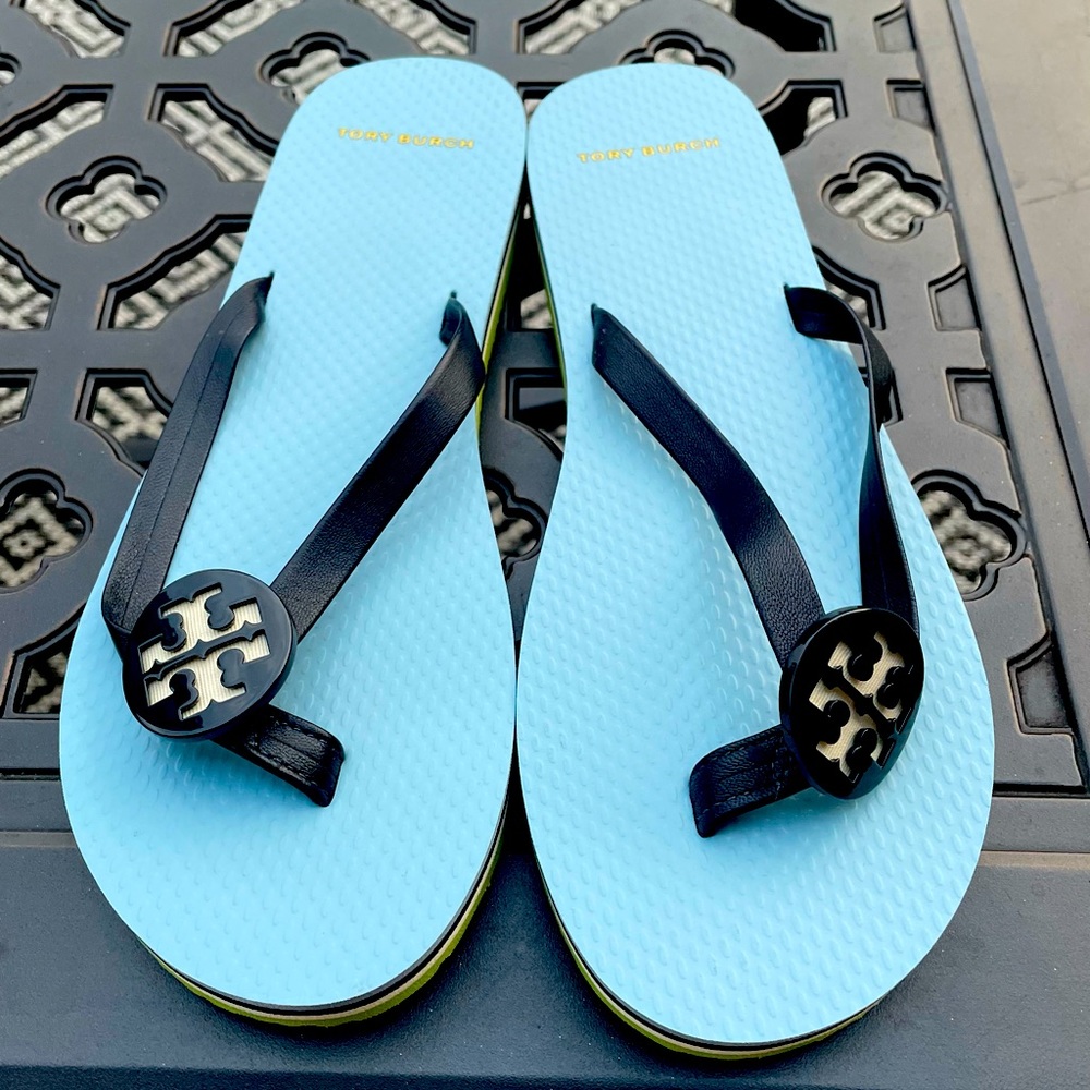 Tory Burch flip flops size 8